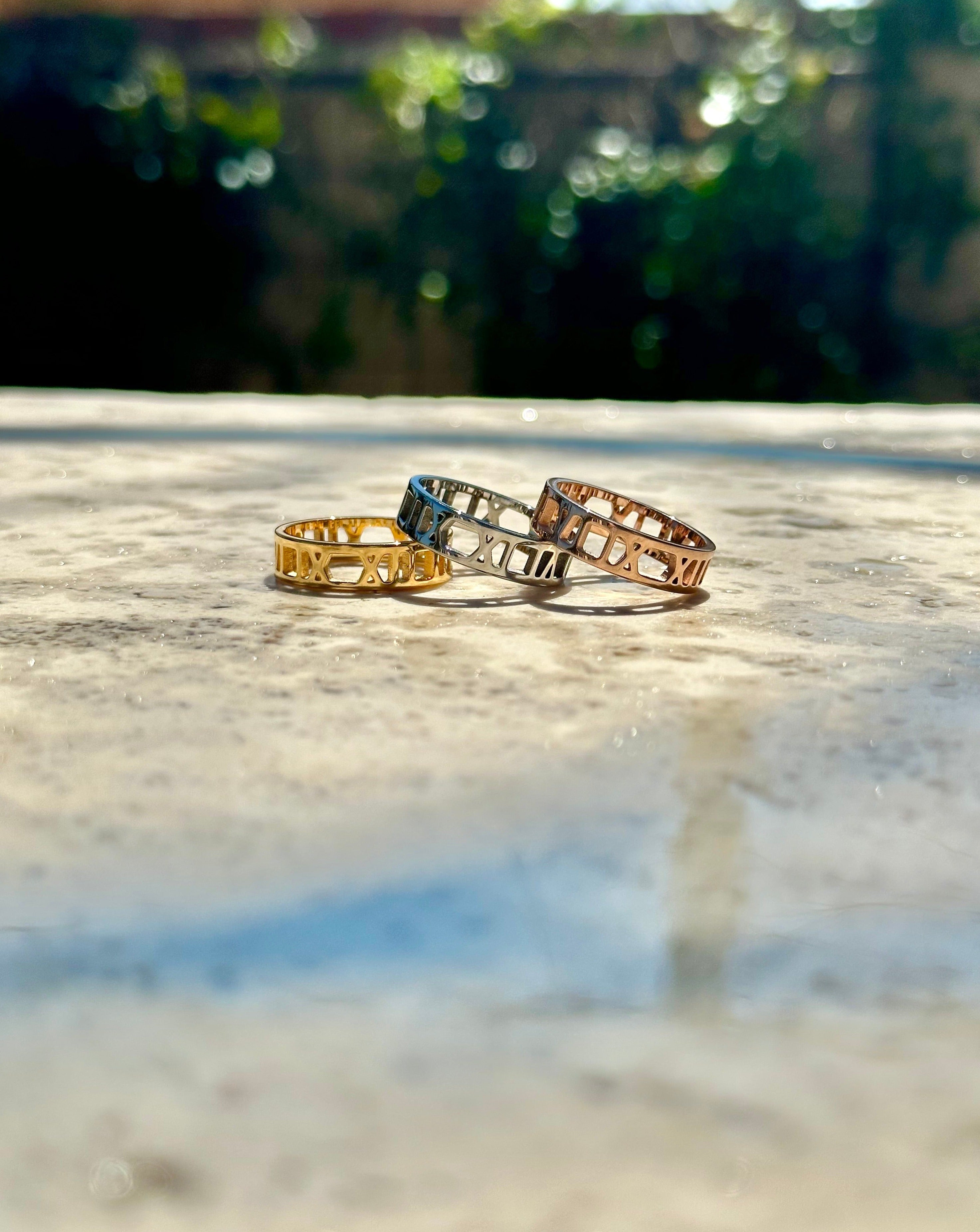 Roman Numeral Ring