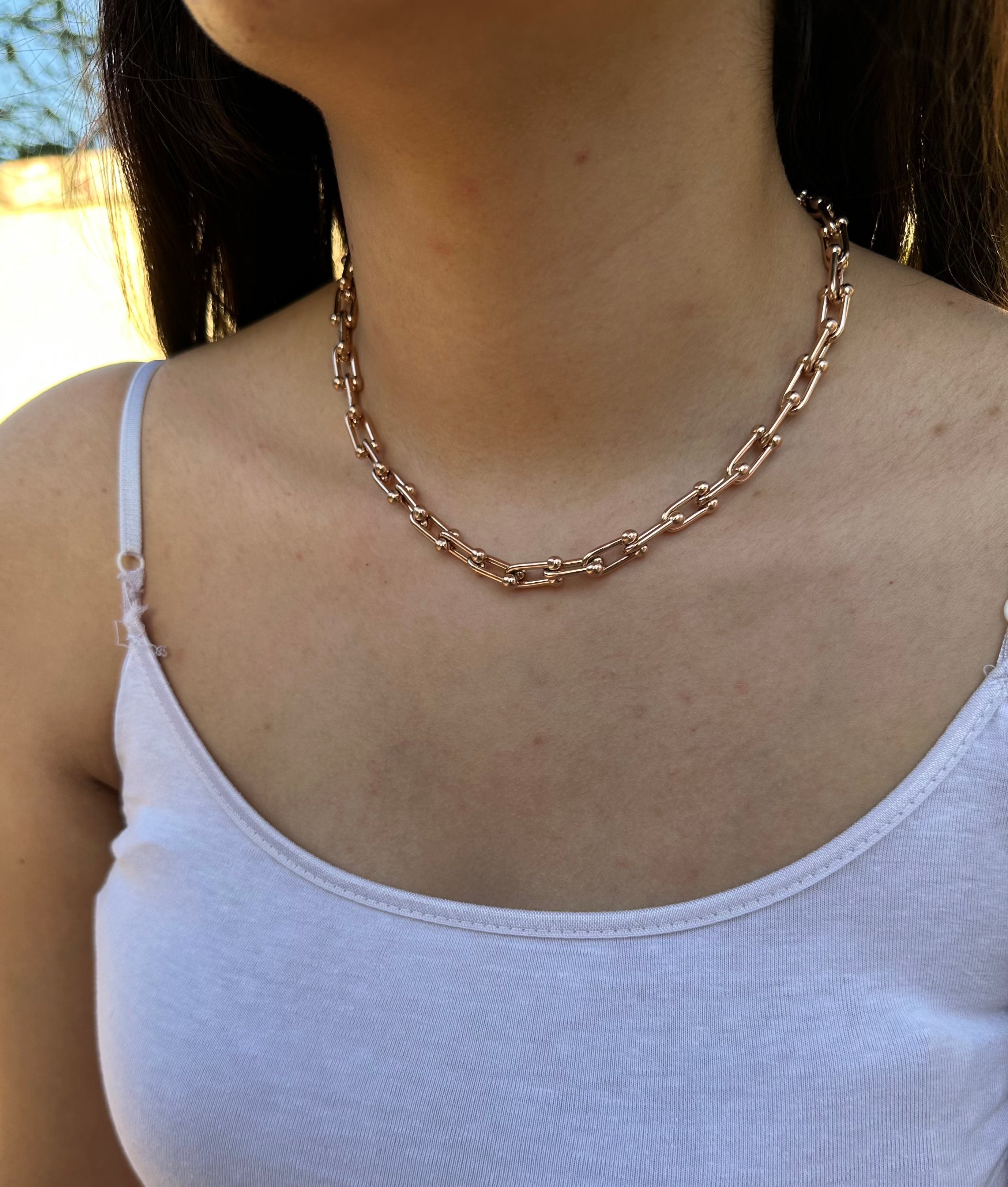 7mm Hardware Link Chain Necklace