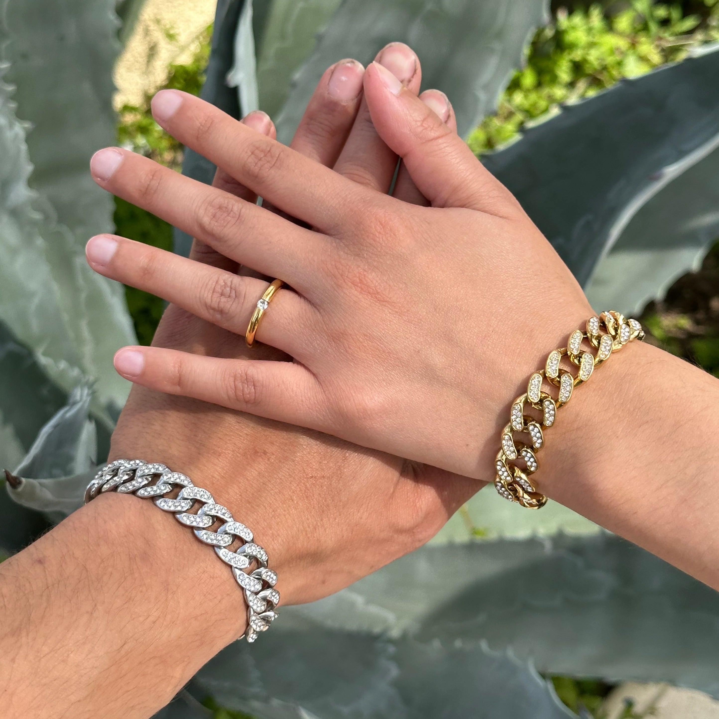 matching couples engagement jewelry 1oak