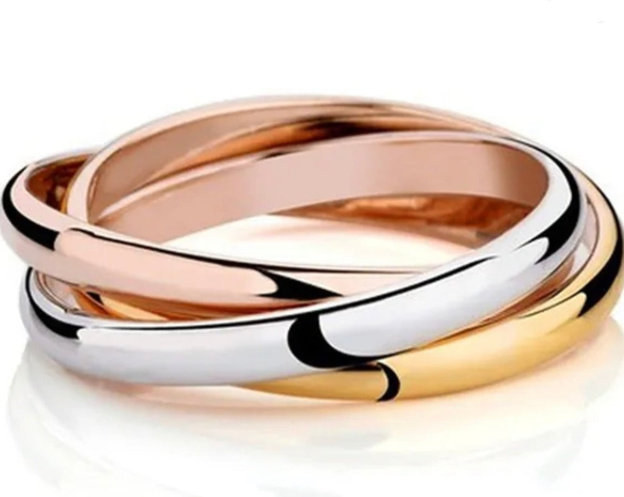 three tone rolling ring