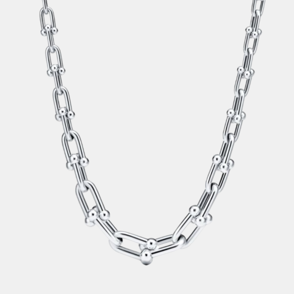 Silver-U-Link-Chain-Hardware-Necklace