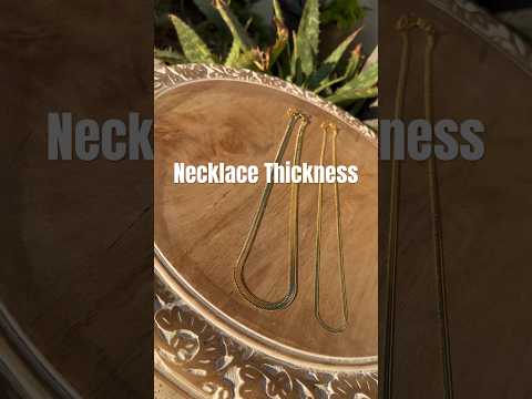 chain thickness comparrison for men