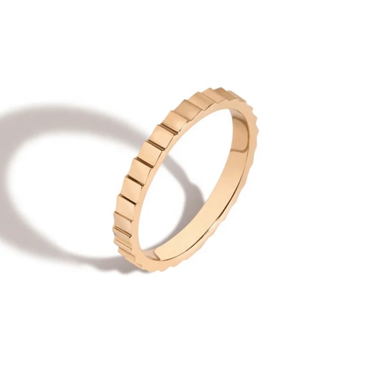 Ridged Band Gear Ring