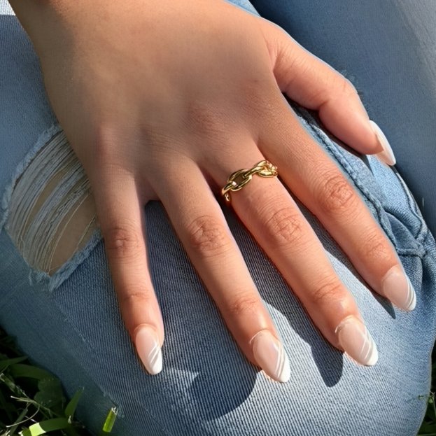 1 Oak Jewelry Gold Chain Design Rings