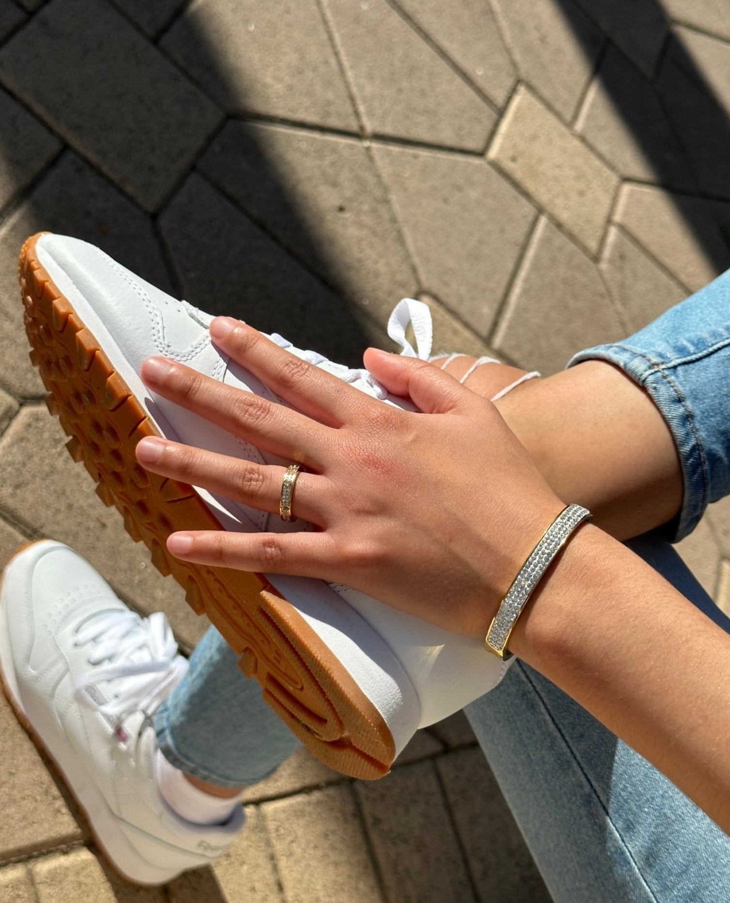 Pave Diamond Bangle 2 / 3 Row