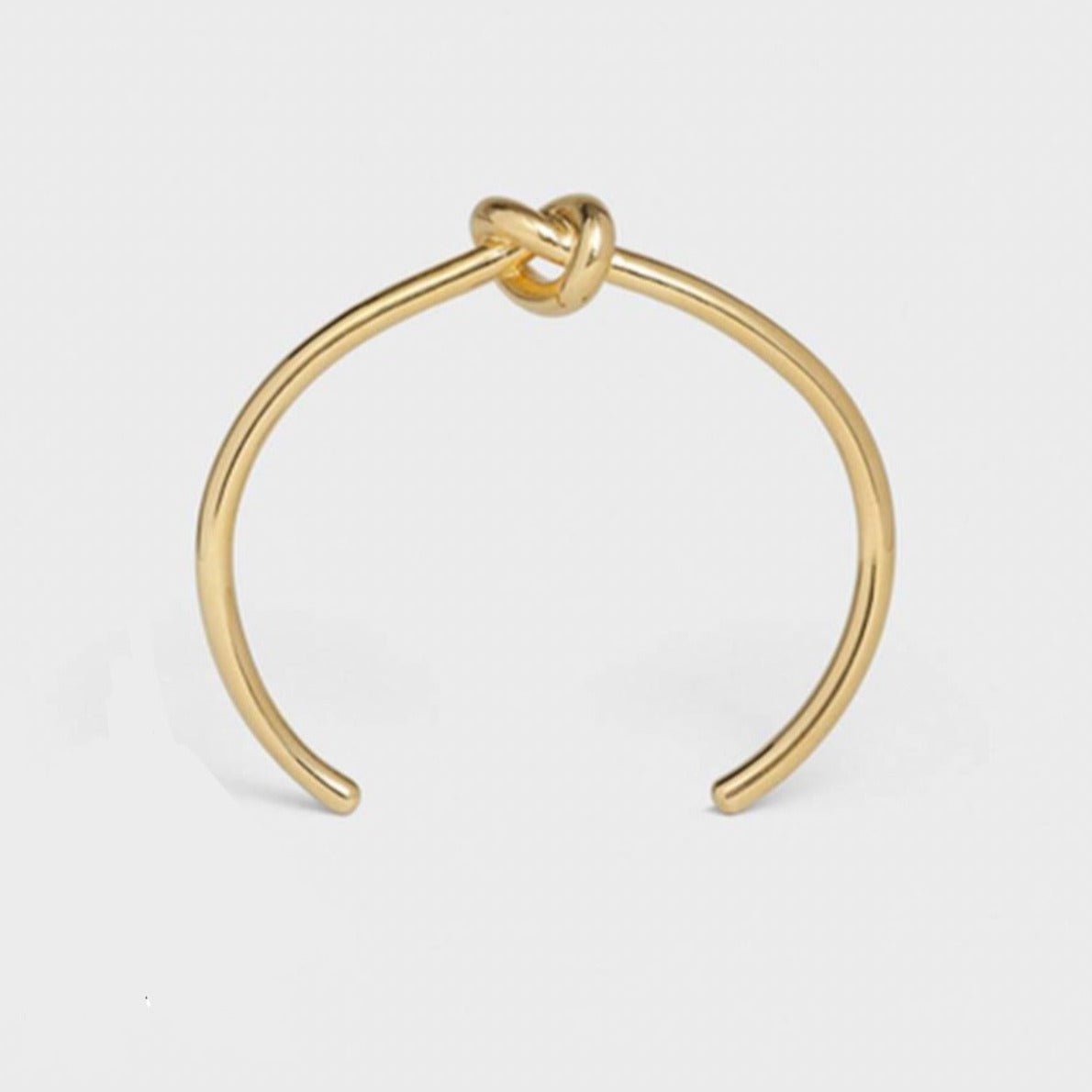 Juego de apilamiento de anillo + pulsera Love Knot
