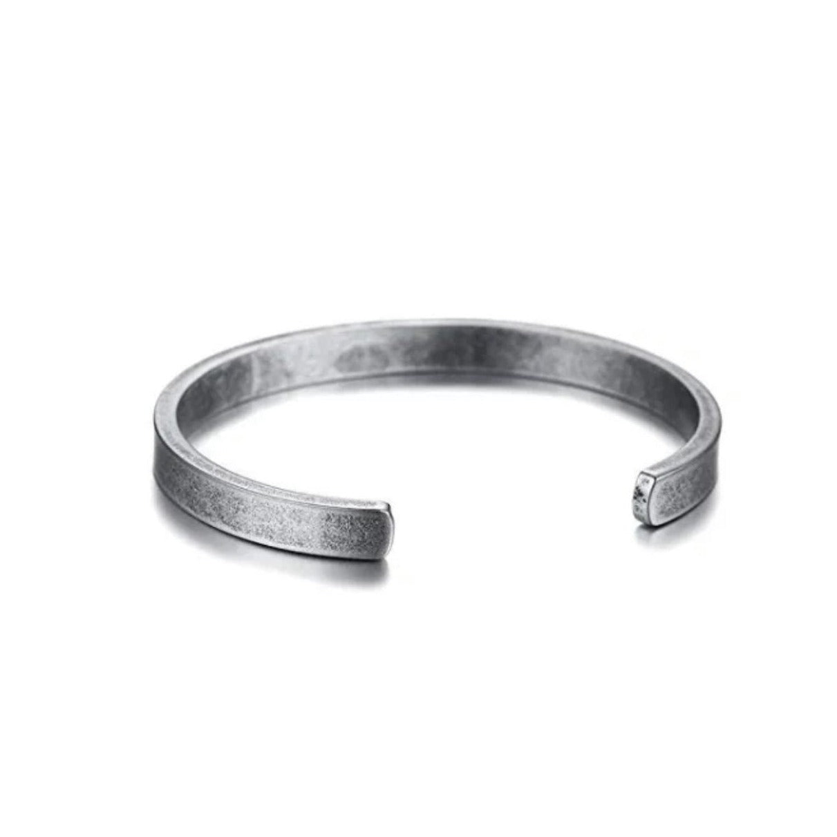 Men's Rustic Steel Cuff Bracelet