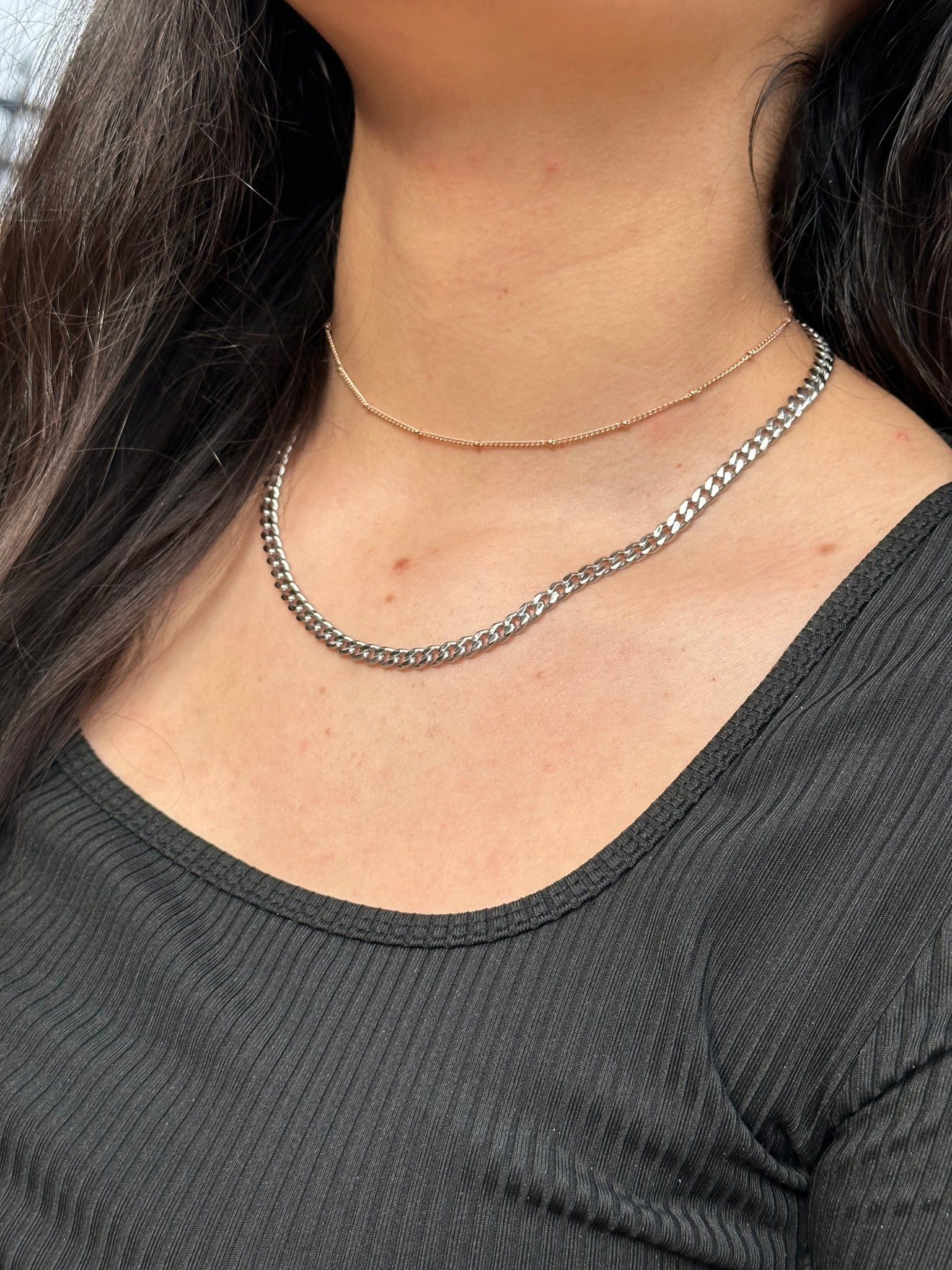 Women's Curb Chain Necklace