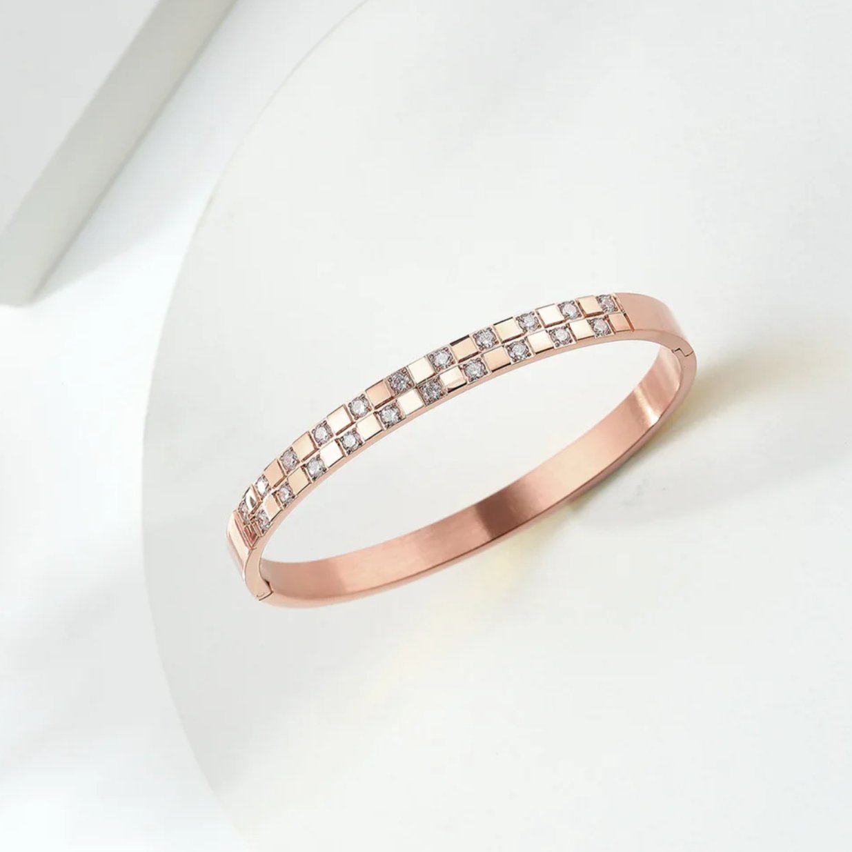 Dainty Square Encrusted Bracelet