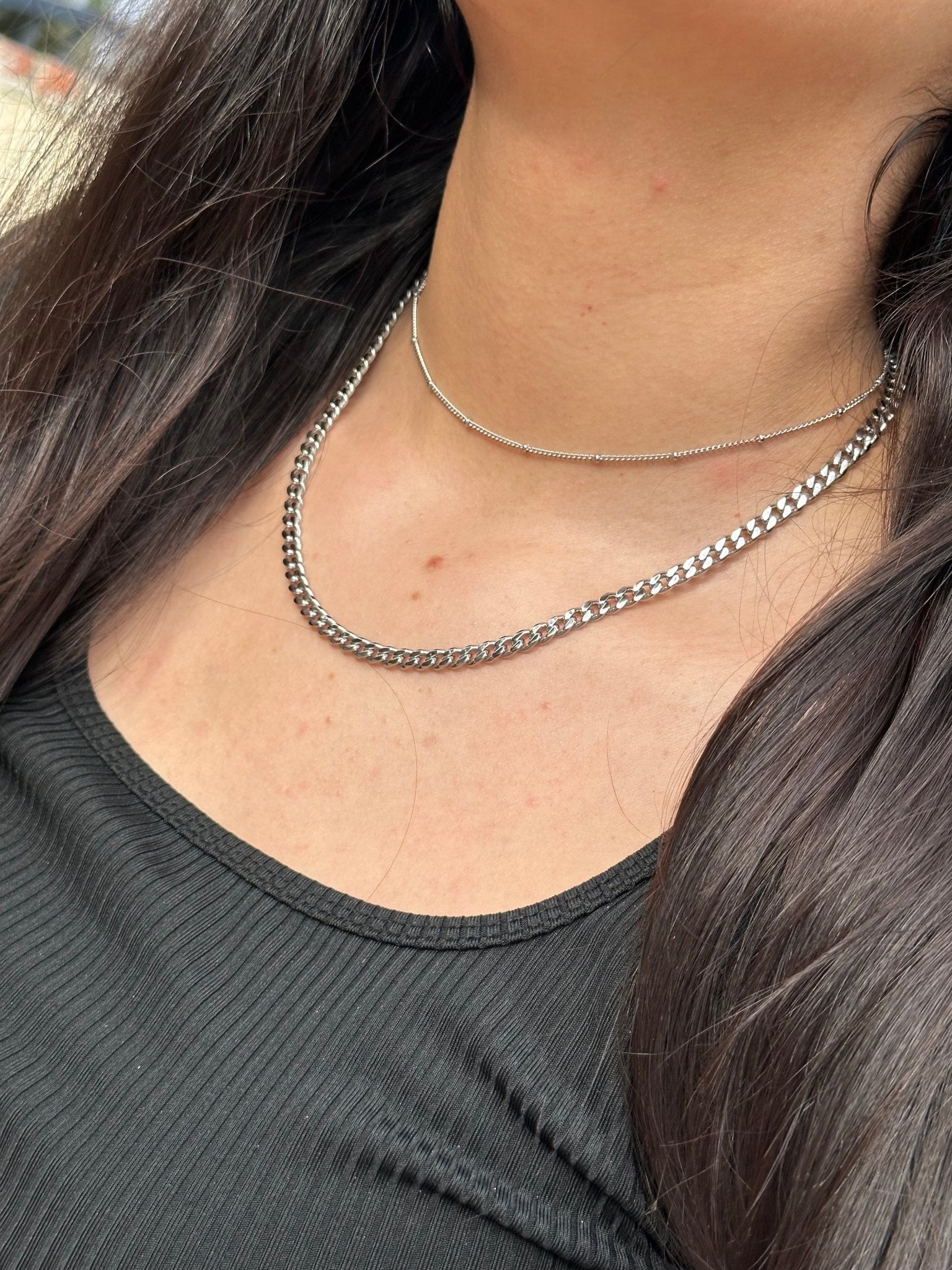 Women's Curb Chain Necklace