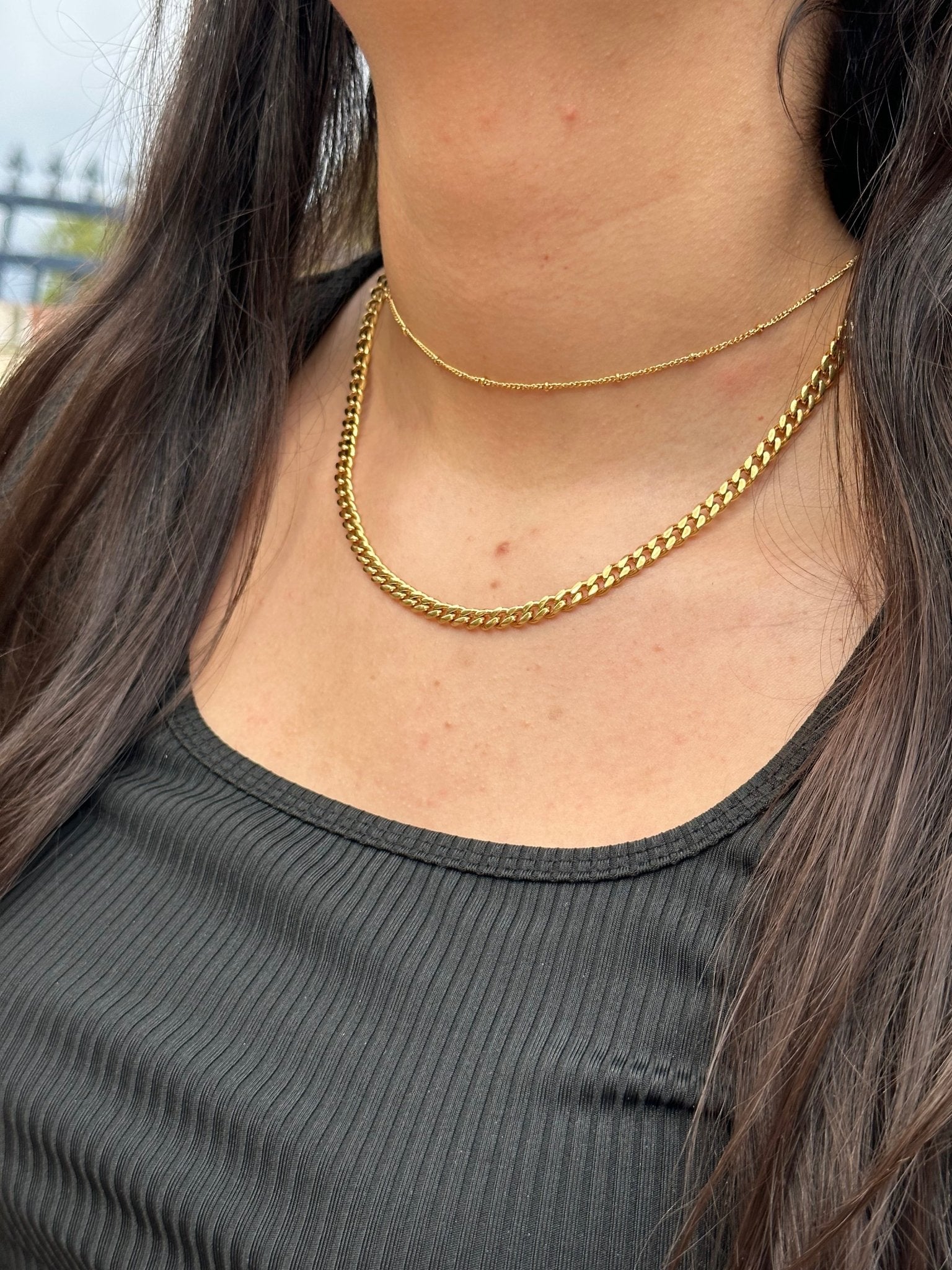 Dainty Ball Necklace Choker
