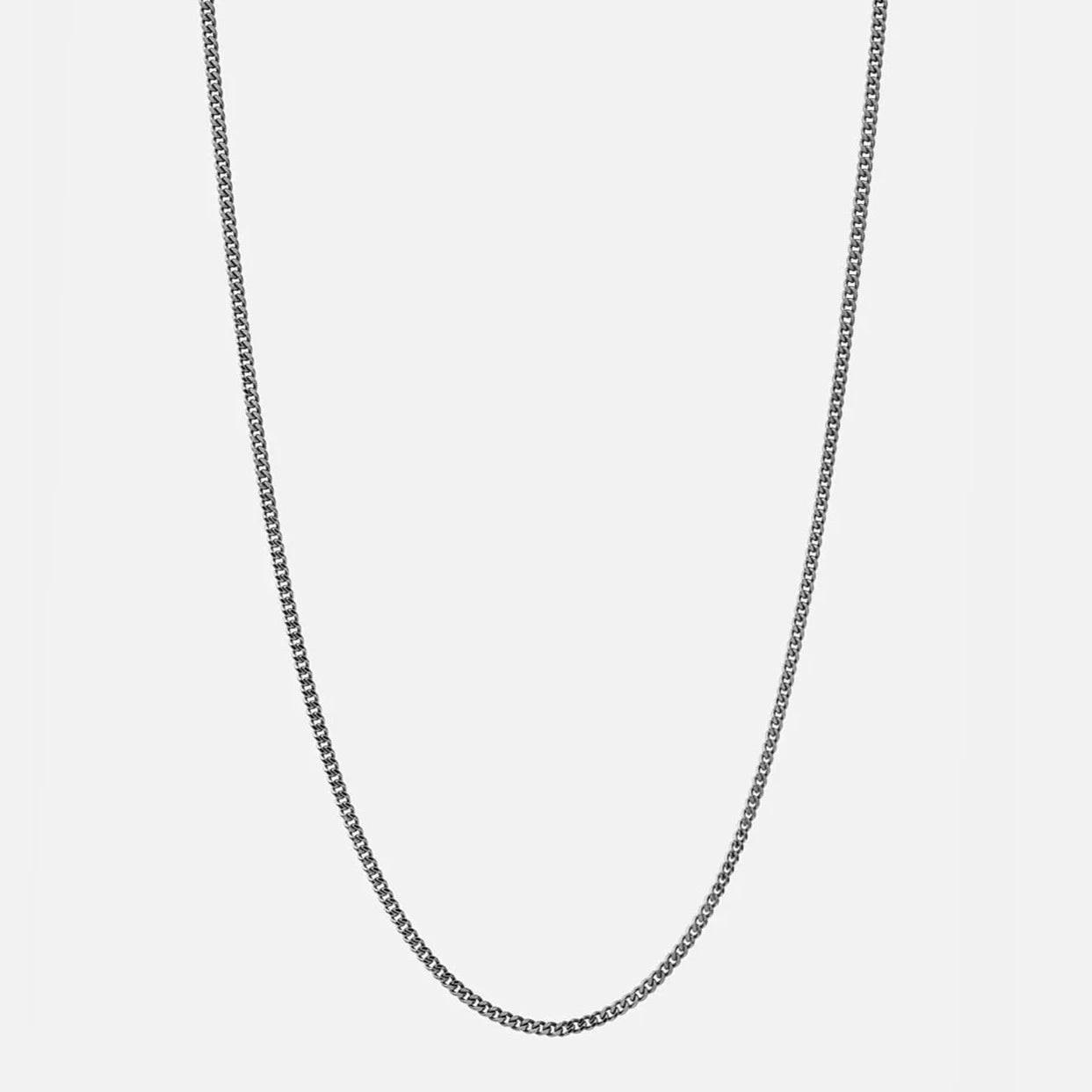 Silver Adjustable Thin Chain Necklace Choker