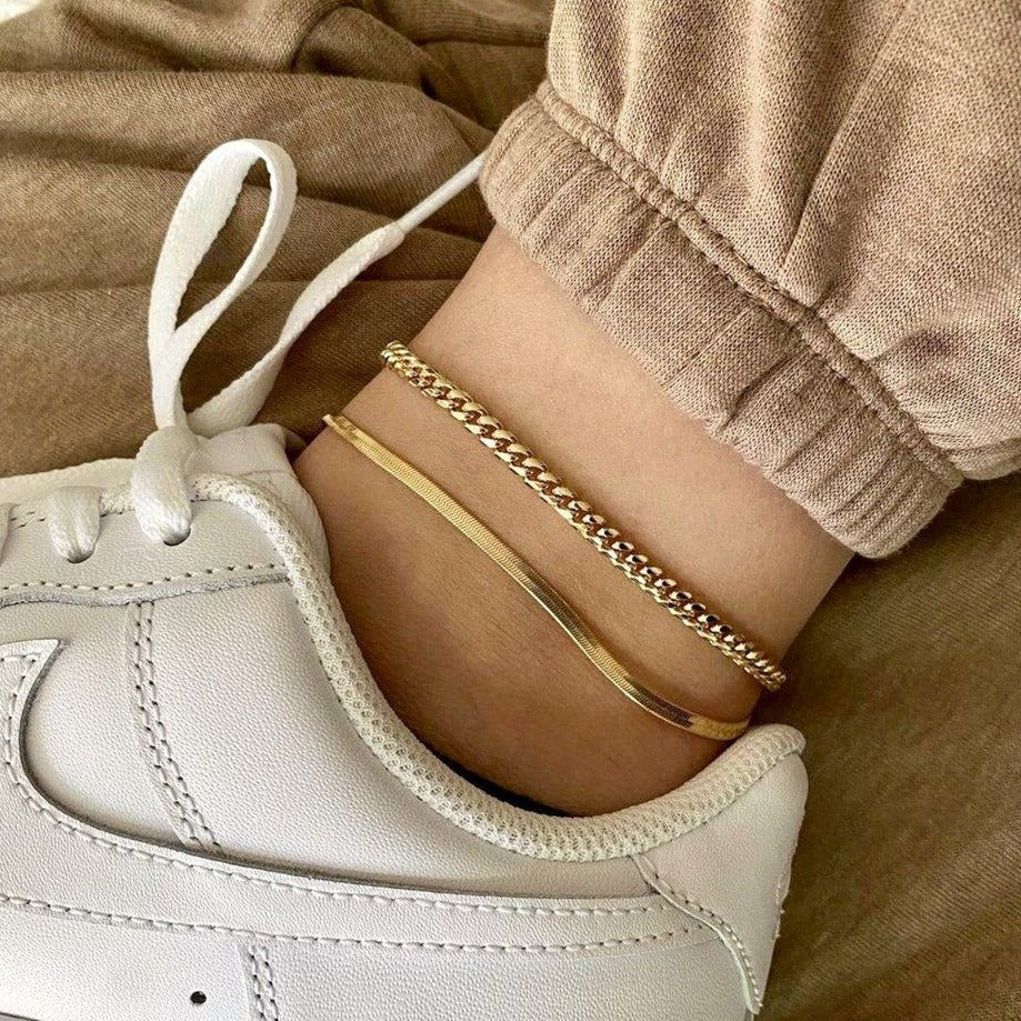 womens-gold-ankle-bracelets-custom-anklet-matching-anklets-personalized-anklet