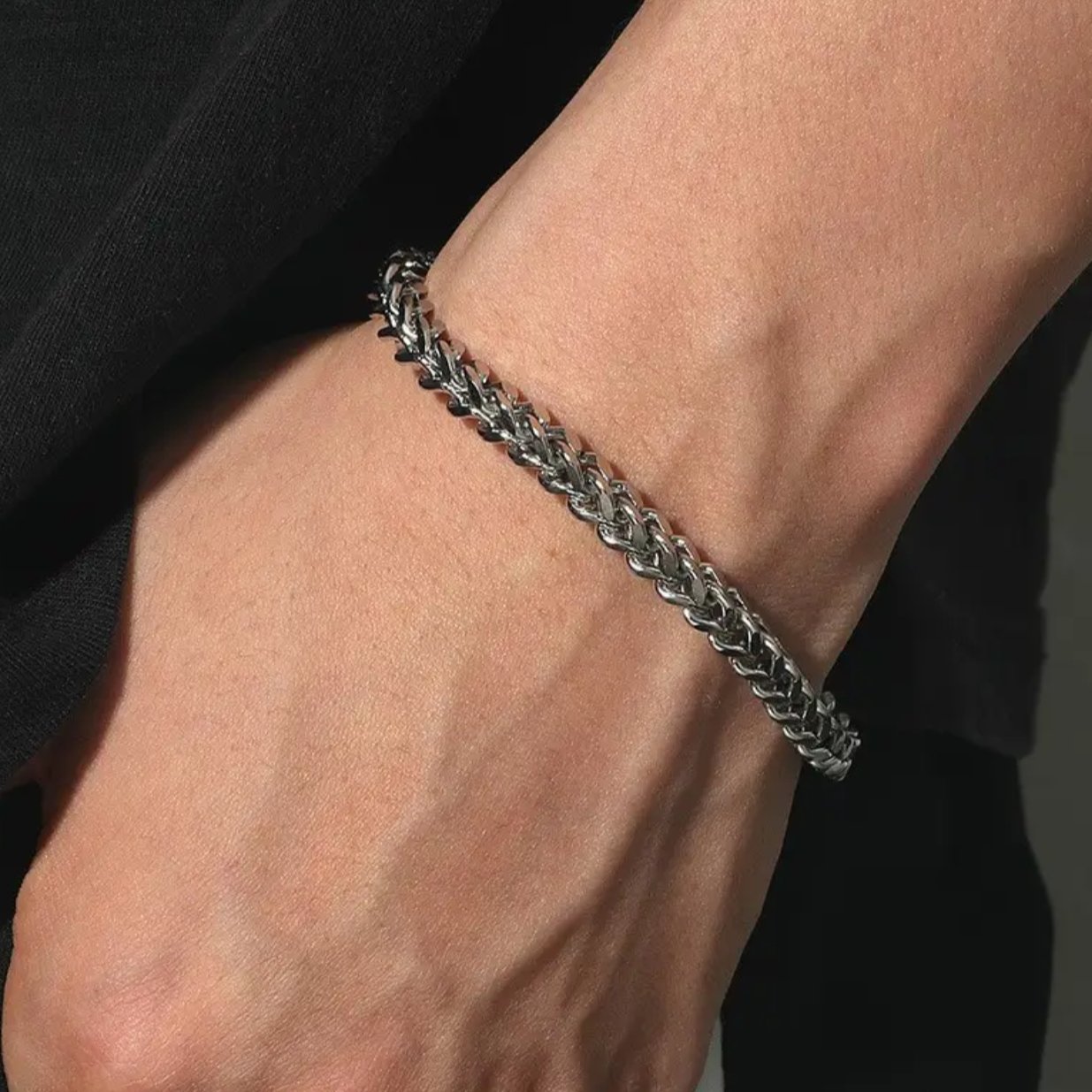 Men's Wheat Chain Bracelet Spiga Chain