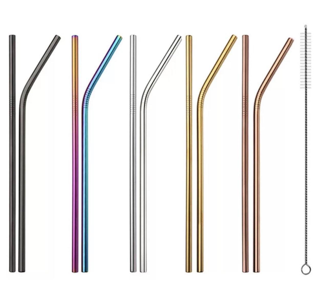 Best Reusable Straw Drinking Safe Zero Waste Eco Friendly Turtle Straw - 1 Øak