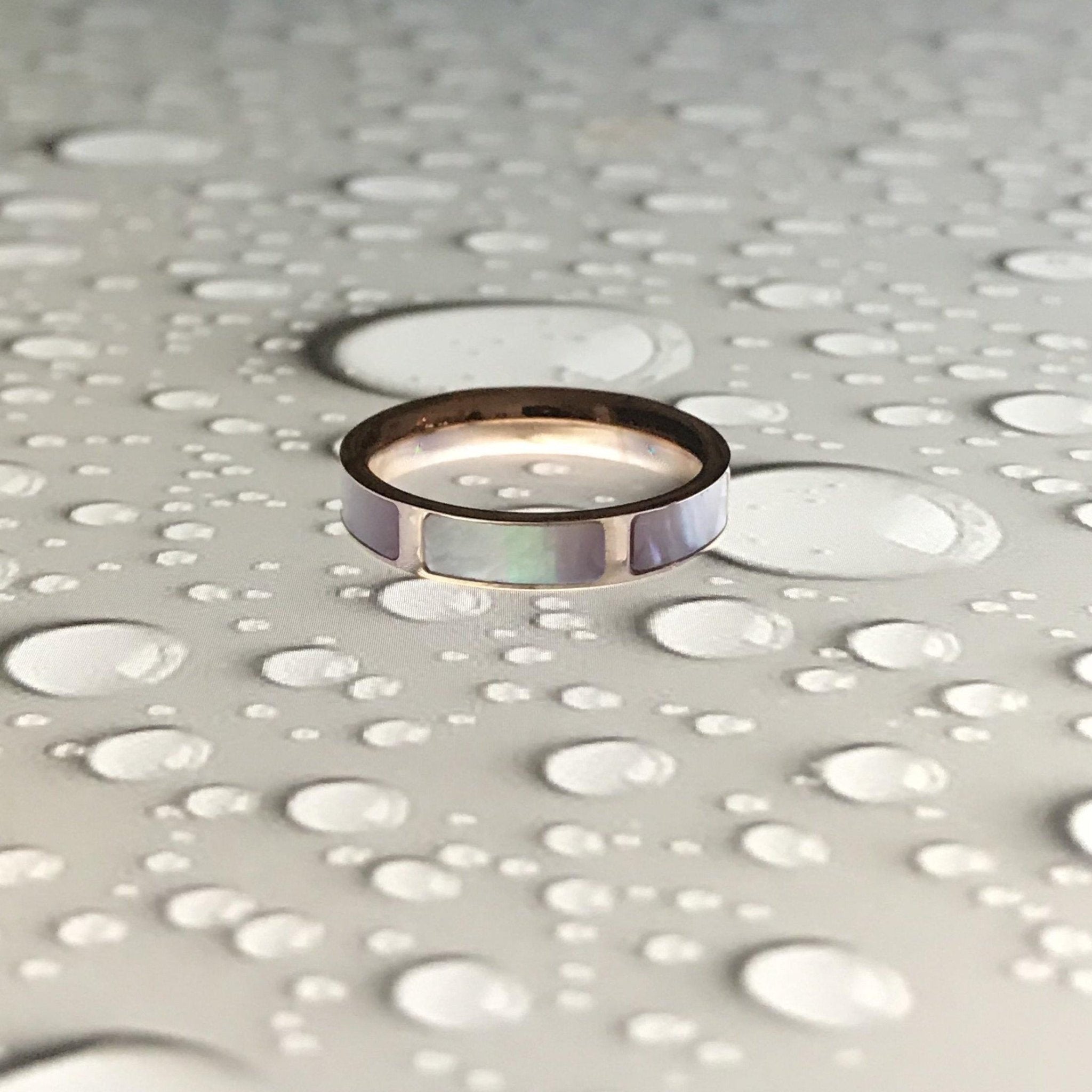 Dainty rose gold ring - Simple cute rings