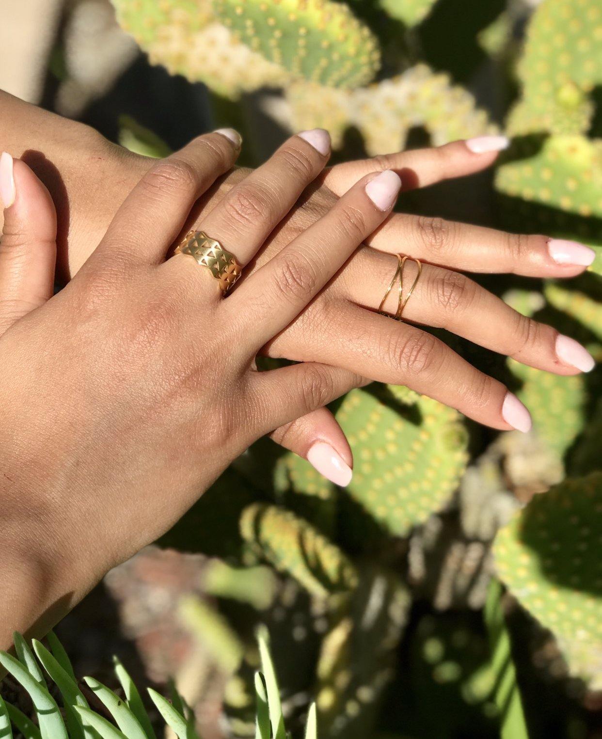 Desert Festival Jewelry Inspo - Gold Ring Stack