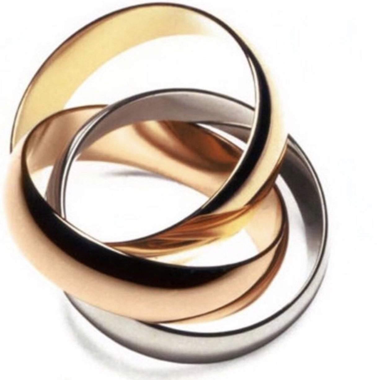 tri color gold ring tri gold ring rolling rings