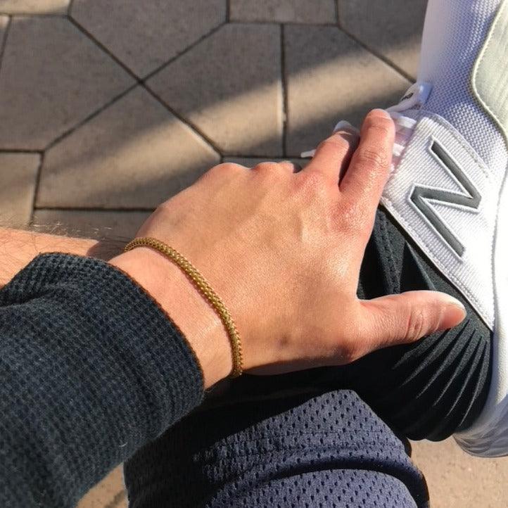 Men's Wheat Chain Bracelet Spiga Chain - 1 Øak