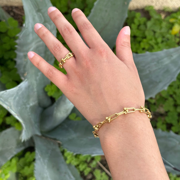 Bracelet Small Tiffany Hardwear Link Bracelet Gold Tiffany Small