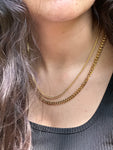 Women's Curb Chain / Wheat Chain Set 18k Gold - 1 Oak Jewelry