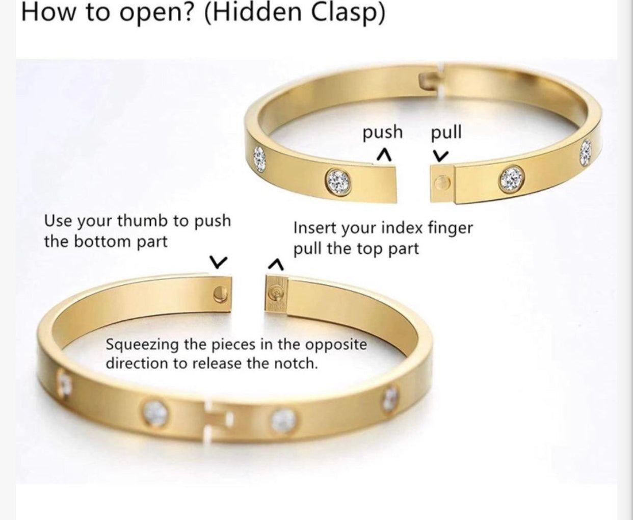 How To Open A Clasp Bracelet