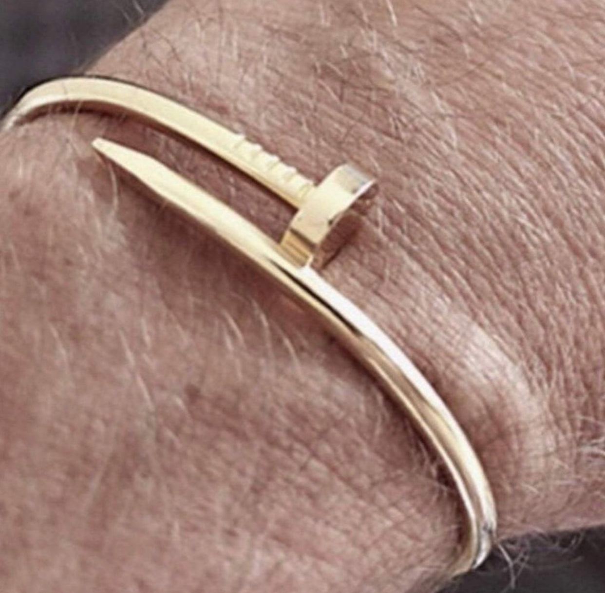 Stainless Nail Bracelets For Larger Wrists | Jewelry by Catherina