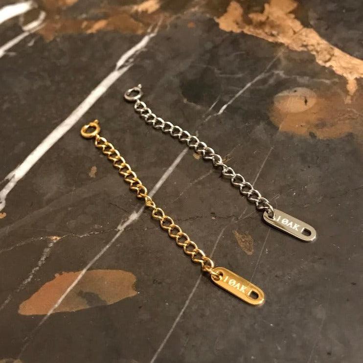Silver and Gold Necklace Extendors