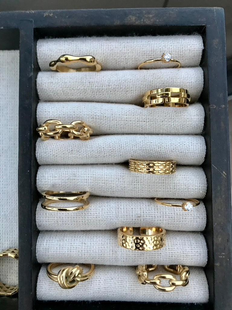 Womens Gold Rings For Everyday wear - 1 oak jewelry