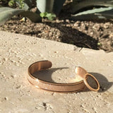 1 Oak Jewelry Rose gold jewelry set