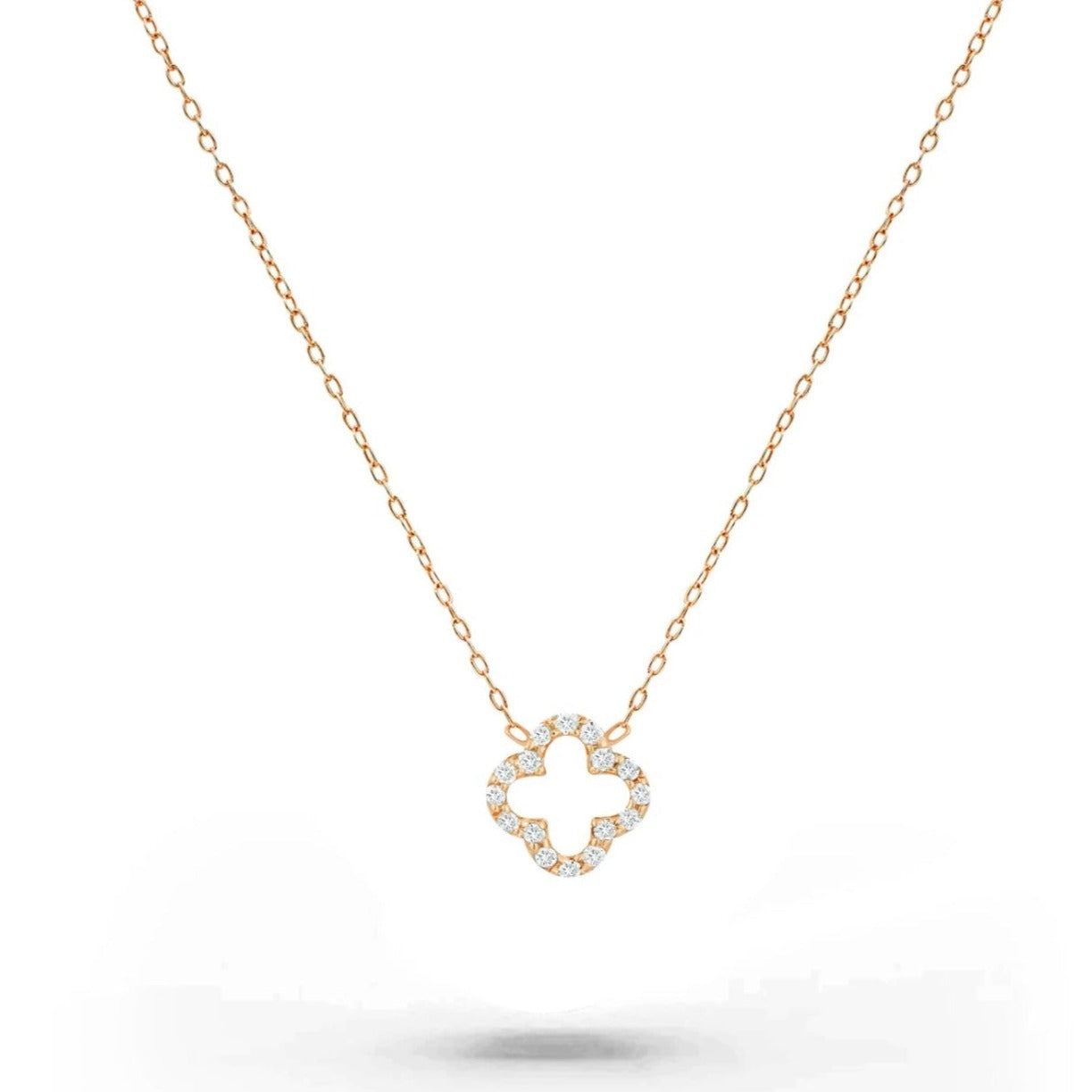 four leaf clover necklace clover pendant
