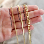 gold chain bracelet guide, 3mm bracelet 6mm gold bracelet