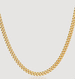 women cuban link chain gold womens necklace 1 oak jewelry