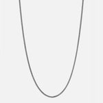 Silver Adjustable Thin Chain Necklace Choker