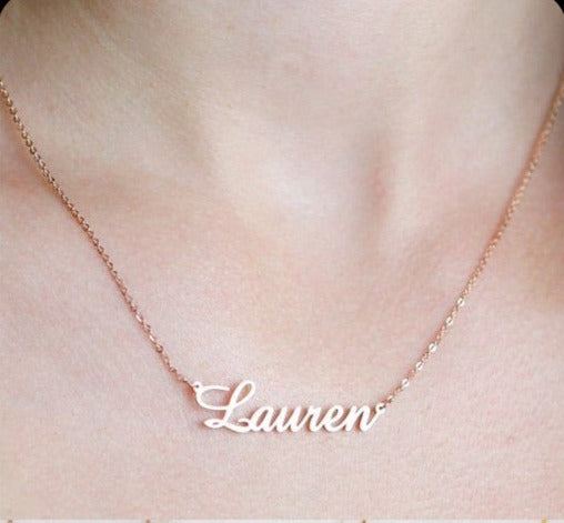 custom gold necklace personalize me necklace