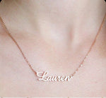 custom gold necklace personalize me necklace