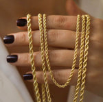 Beautiful Set Of Rope Chain Necklaces