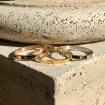 1 Oak Jewelry Set Of 3 Hinged Bracelet Screw Bangles