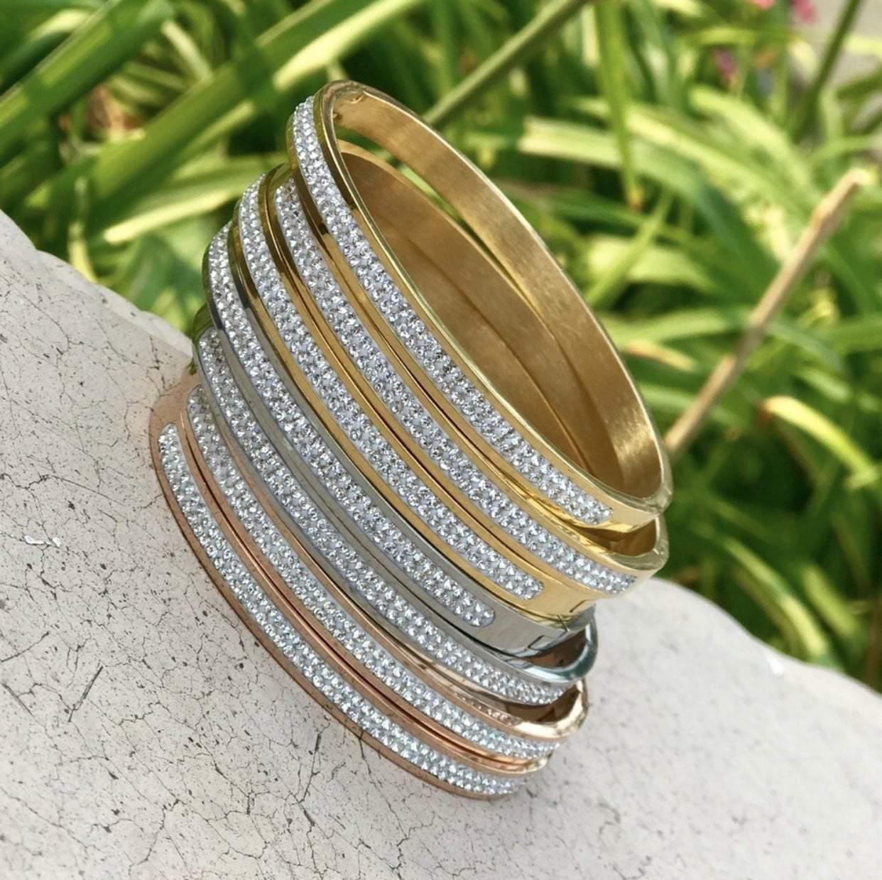 Pave DIAMOND SILVER store BANGLE, Gold Vermeil Jewelry, Polki Diamond Bangle Bracelet, Diamond Bangle Bracelet, Womens Bangle Bracelet Jewelry