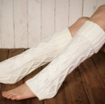 Cozy Knitted Acrylic Boot Sock Leg Warmers - 1 Øak