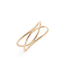 14k gold wire ring wrapping ring for her
