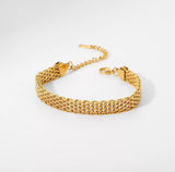 dainty gold bracelet gold chain womens bracelet 1 oak jewelry